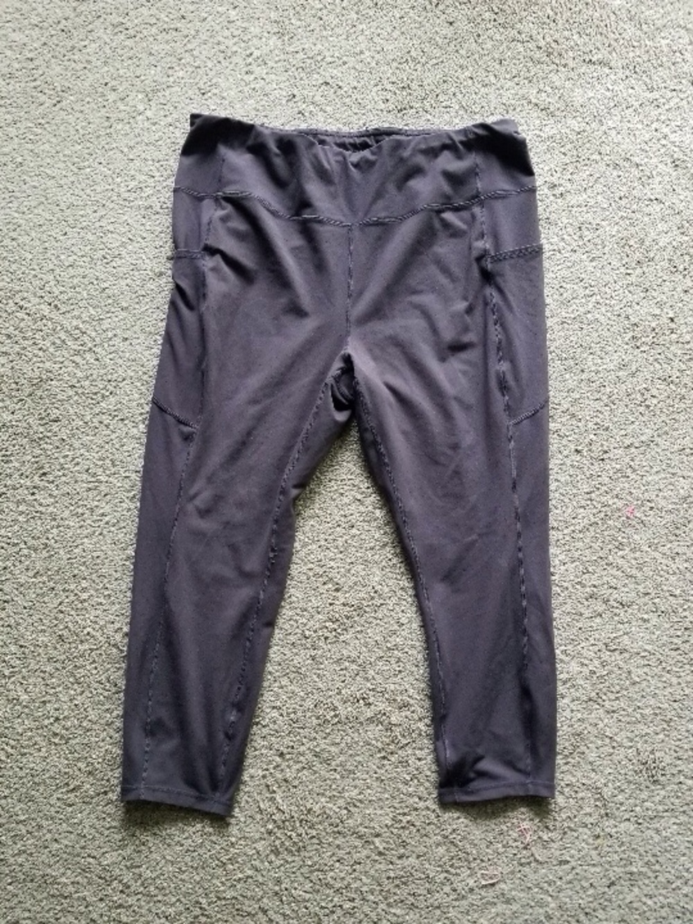 Reebok purple grey leggings